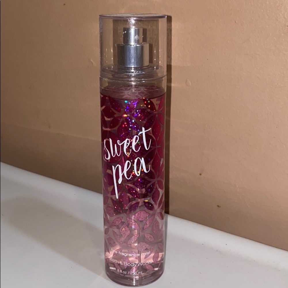 sweet pea bath and body works mist